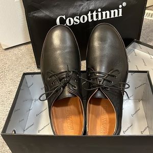 Fine Italian Leather Men’s Black Dress Shoe